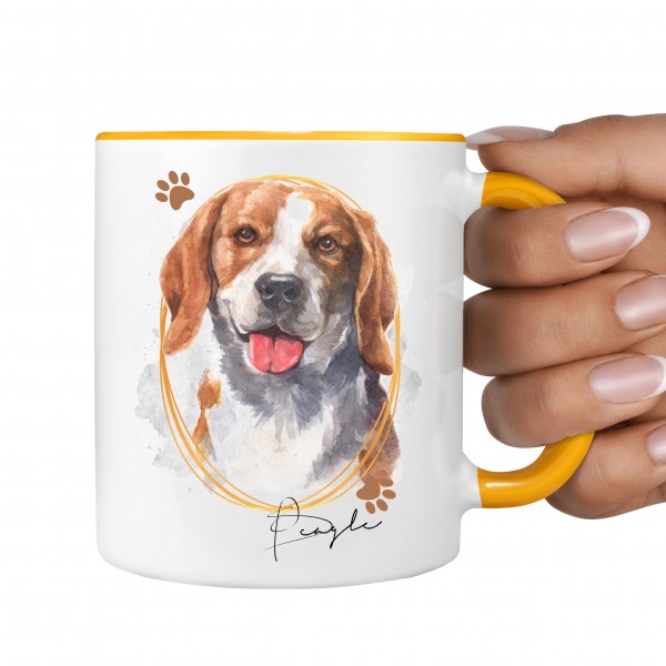 Beagle Tasse SIGNATURE DOGS Hund Motiv Hundemotiv Kaffee