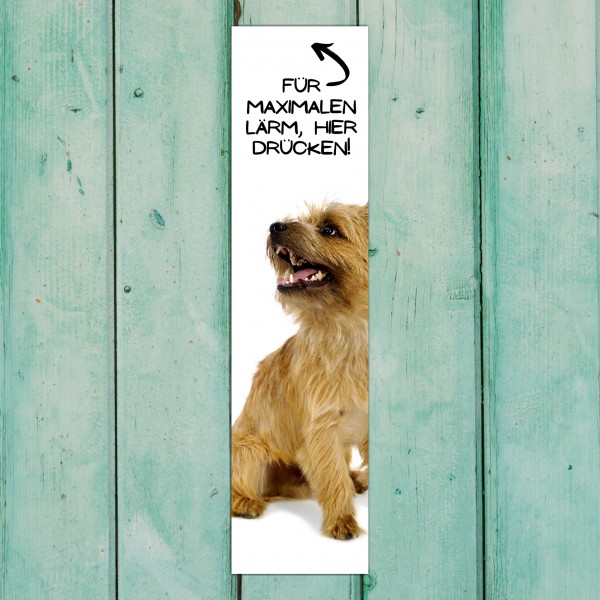 Cairn Terrier Kern Miniature Mini Dog Türschild Warnschild Hundeschild Schilder happy Design by Siviwonder
