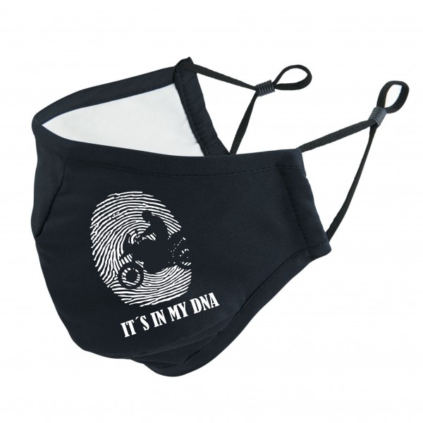 My DNA Adventure motor an Schnabeltier Motorrad Maske Mund Nasenschutz Behelfsmaske funny Sprüche by Siviwonder