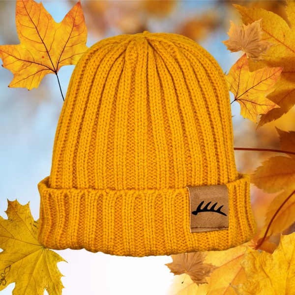 Strickmütze Baden Württemberger Warmblut Brandzeichen Pferd reiten Beanie Mütze Urban Witzig Spruch Warm Winter Herbst Farben