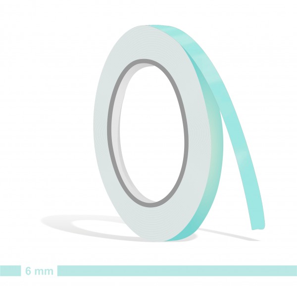 Zierstreifen blau 6mm pastelltürkis lichtgrün hellblau in in 10 m Länge für Auto Boot Klebeband Dekorstreifen Tuningstreifen Autofolie Siviwonder