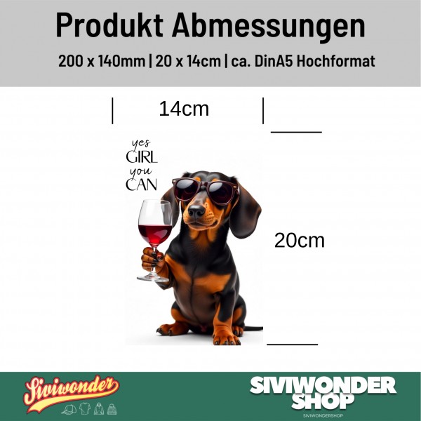 SchildYouCan_Dackel3