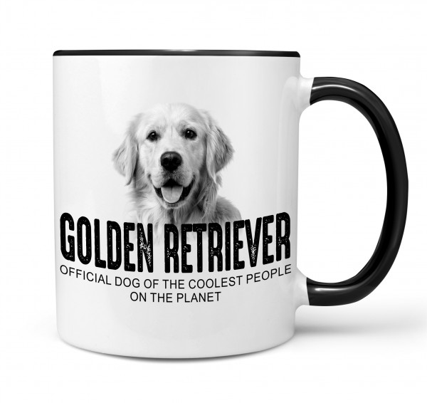 Golden Retriever Goldie Dog Tasse Kaffeetasse Kaffeebecher happy Design by Siviwonder