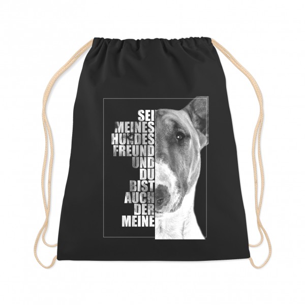 Bullterrier Turnbeutel Face Hundemotiv Bully Bull Terrier Gladiator