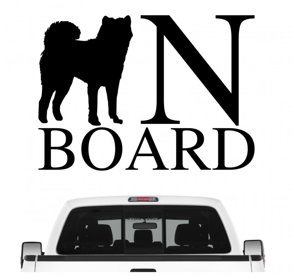 Akita Inu Board Auto Aufkleber Hund Folie Wandtattoo Tattoo Sticker Japan Small Japanese Dog