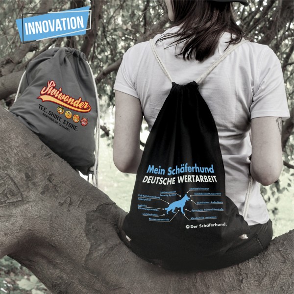 Deutscher Schäferhund Turnbeutel Innovation Hundemotiv Schäfer German Shepherd