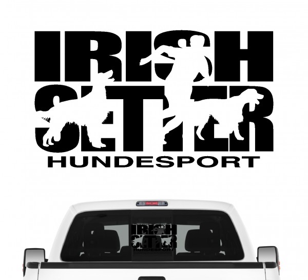 Irish Setter Hundesport Autoaufkleber Hund Folie Aufkleber Roter Setter Irischer