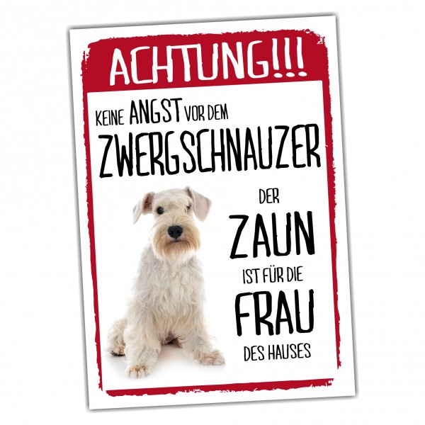 SchildZaun_Zwergschnauzerweiss