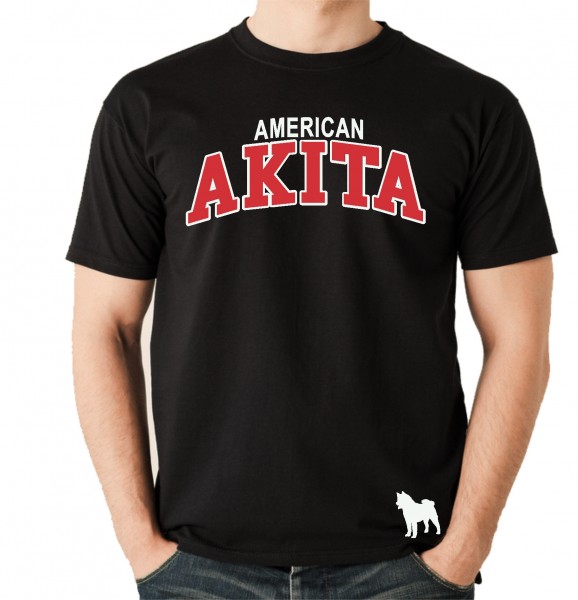 American Akita Unisex T-Shirt Extreme Hundemotiv American Akita Inu Japan Great Japanese Dog