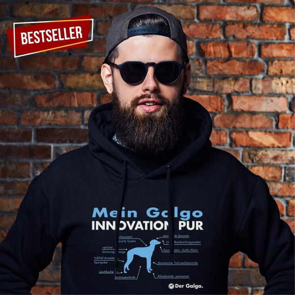 Galgo Sweatshirt Innovation Hoodie Hundemotiv Espanol Spanischer Windhund
