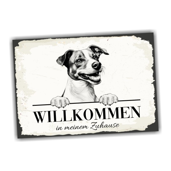 Hundeschild Willkommen Zuhause Jack Russell Terrier Schild
