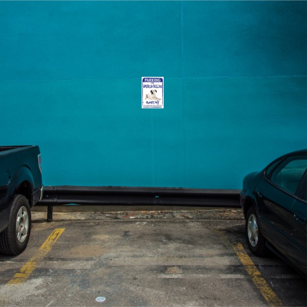 American Bulldog Parking Schild Achtung Spruch Warnschild Türschild Fun