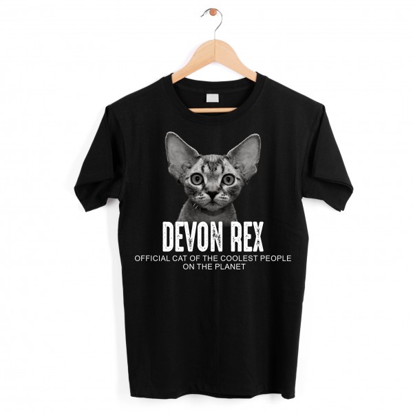 Devon Rex Devonshire Katze Official Cool Katze Cat Unisex Shirt Katzenmotiv T-Shirt