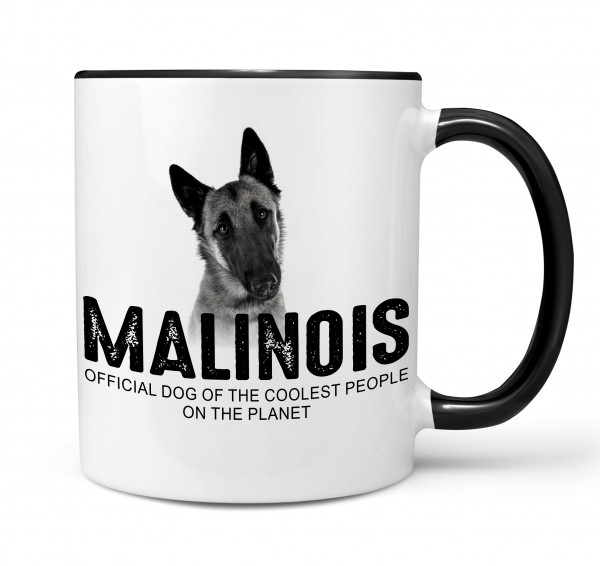 Malinois Belgian Mali Belgischer Schäferhund Berger Belge Dog Tasse Kaffeetasse Kaffeebecher happy Design by Siviwonder