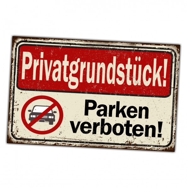 Privatparkplatz parken verboten. Privatparkplatz Privatgrundstück Hinweisschild Parkplatz freihalten - Parkverbot Privatgrundstück Schild happy Design by Siviwonder
