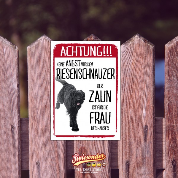 SchildZaun_Riesenschnauzer1
