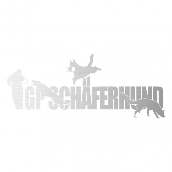 Aufkleber Hundemotiv Rasse IGP IPO Begleithund Prüfung Internationale Prüfungsordnung Gebrauchshudeprüfung Fährte Schutzdi