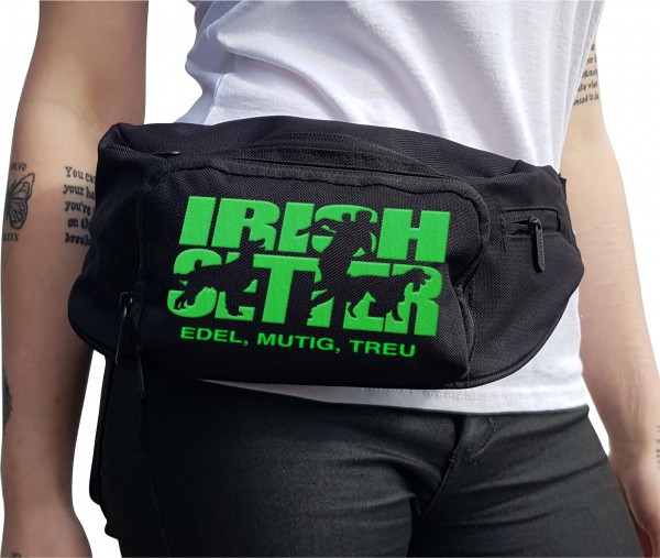 Irish Setter red Hundesport Hundemotiv Gürteltasche Hund Stickerei