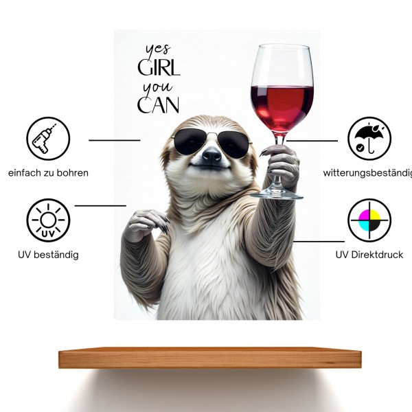 SchildYouCan_Faultier2