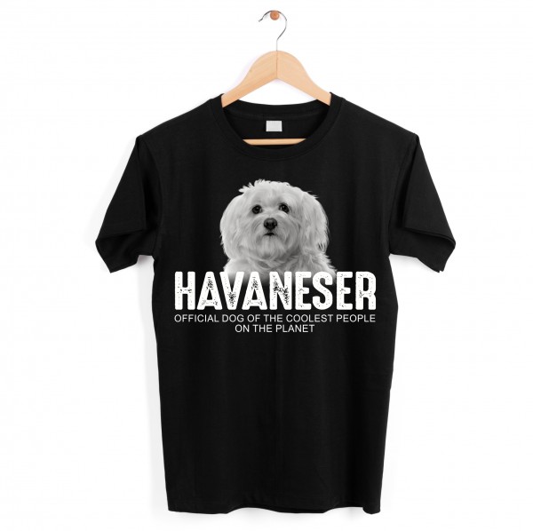 Havaneser Havanese Kuba Bichon Havana Bichon Habanero Dog cool Leute lustig Shirt T-Shirt Hundemotiv Siviwonder