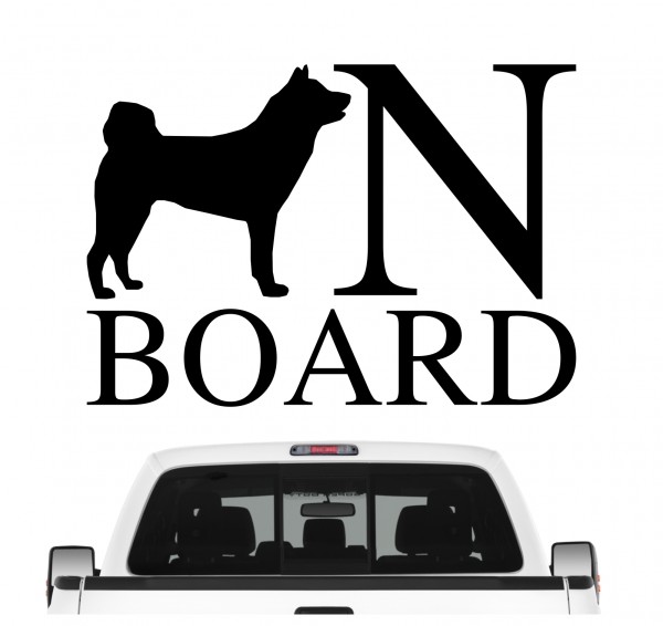 Shiba Inu Board Auto Aufkleber Hund Folie Wandtattoo Tattoo Sticker Japan Japanese Small Size Dog Ken