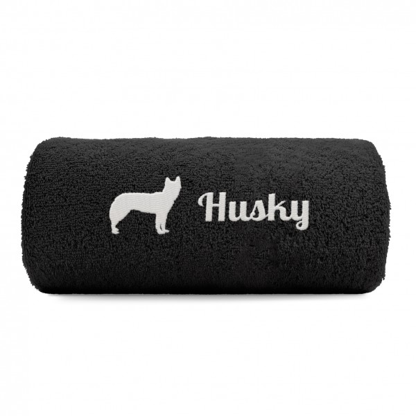 Husky Pfoten Hundemotiv Stickerei Deluxe