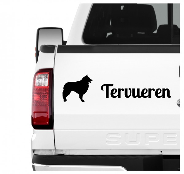 Tervueren Belgischer Schäferhund Belgian Tervueren Dog 3er Set AUTOAUFKLEBER Aufkleber Hunde Hundemotiv by SIVIWONDER