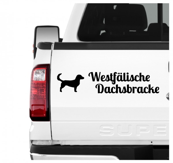 Westfälische Dachsbracke Bracken Jagd Laufhund Dog 3er Set AUTOAUFKLEBER Aufkleber Hunde Hundemotiv by SIVIWONDER