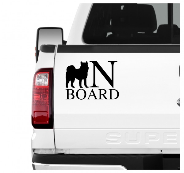 Alaskan Malamute Board Auto Aufkleber Hund Folie Wandtattoo Tattoo Sticker Mally Mal