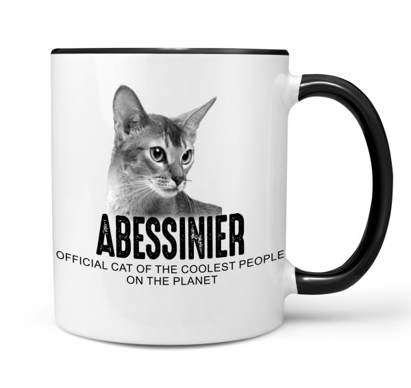 Abessinier Katze Bunny Official Cat cool Tasse Kaffee lustig Kaffeebecher Design