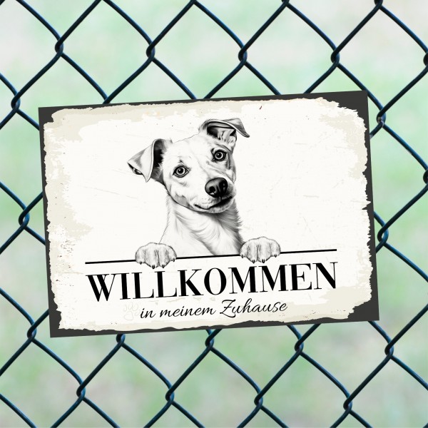 Hundeschild Willkommen Zuhause Jack Russell Terrier Schild