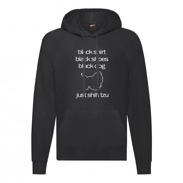 Shih Tzu Black Dog Unisex Sweater Siviwonder Tibet Chinese Lion Dog Chrysanthemum Dog