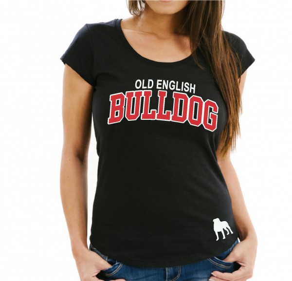 Old English Bulldog Damen T-Shirt Extreme Hundemotiv OEB