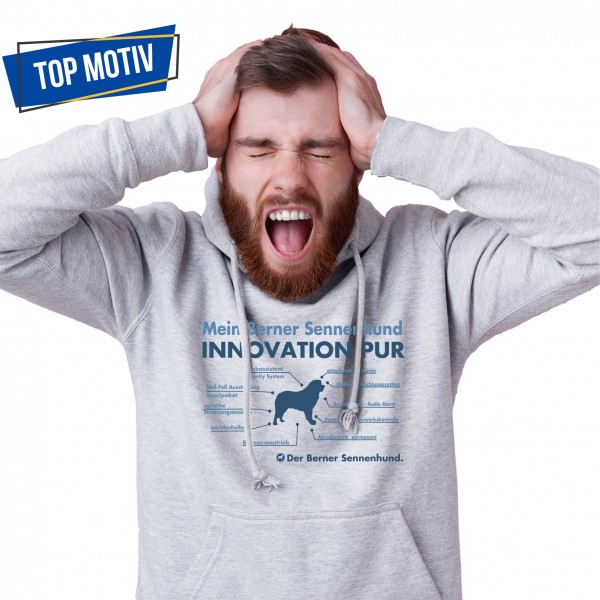 Berner Sennenhund Sweatshirt Innovation Hoodie Hundemotiv Bernese Mountain Dog