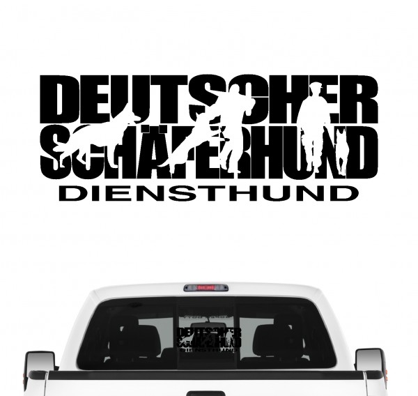 Deutscher Schäferhund Hundesport Autoaufkleber Hund Folie Aufkleber Diensthund
