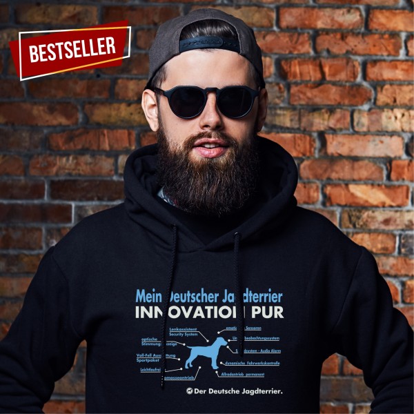 Deutscher Jagdterrier Sweatshirt Innovation Hoodie Hundemotiv Jagd Terrier