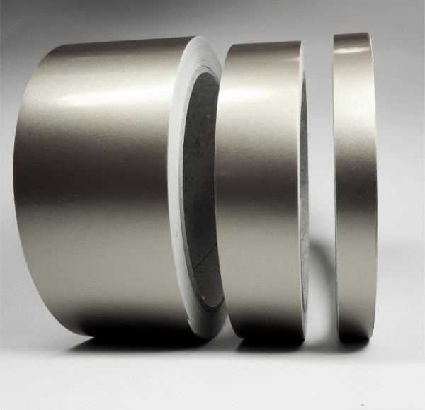 Zierstreifen nickel metallic Glanz in in 10 m Länge für Auto Boot Klebeband Dekorstreifen Tuningstreifen Autofolie Siviwonder