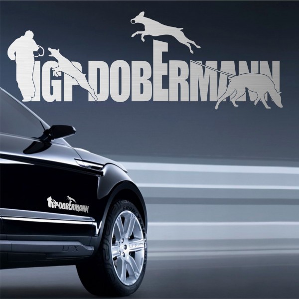 Aufkleber Hundemotiv Rasse IGP IPO Begleithund Prüfung Internationale Prüfungsordnung Gebrauchshudeprüfung Fährte Schutzdi