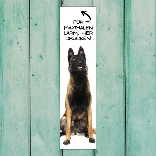 Malinois Belgian Mali Belgischer Schäferhund Berger Belge Dog Türschild Warnschild Hundeschild Schildr happy Design by Siviwonder