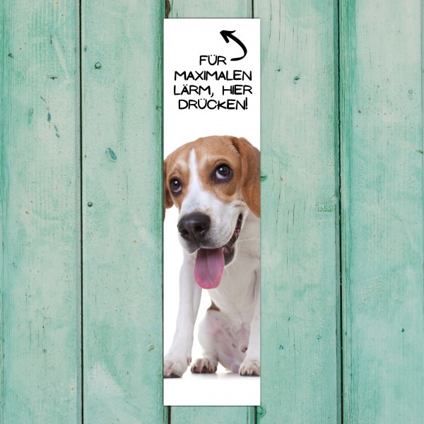 Beagle English Beagel Dog Türschild Warnschild Hundeschild Schildr happy Design by Siviwonder