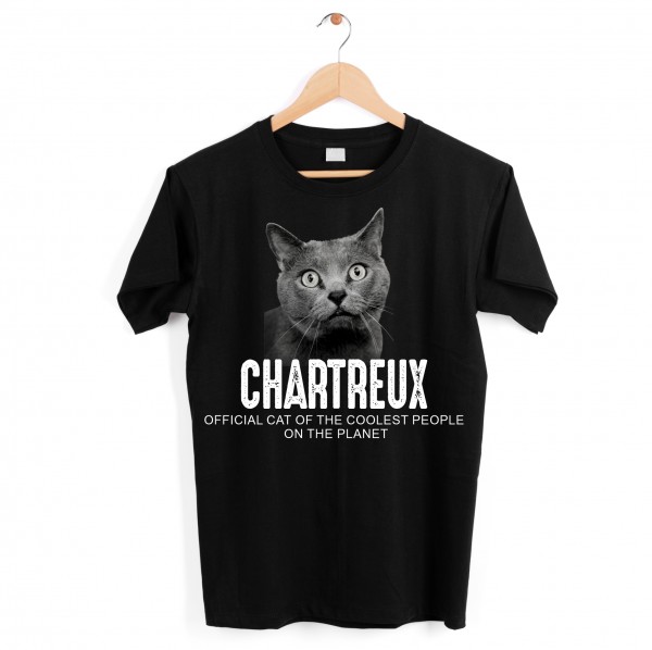 Chartreux Kartäuser Katze Official Cool  Katze Cat Unisex Shirt Katzenmotiv T-Shirt
