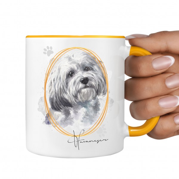 Havaneser Havanese TASSE SIGNATURE DOGS Hund Motiv Hundemotiv Kaffee