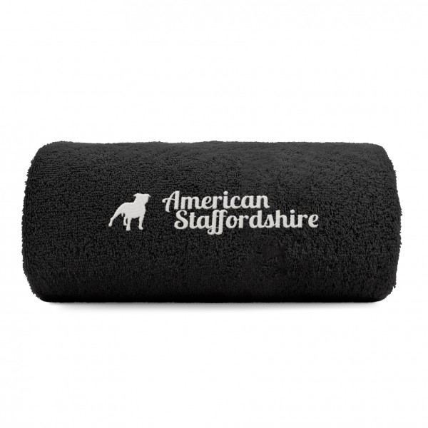 American Staffordshire Handtuch Pfoten Hundemotiv Stickerei Deluxe