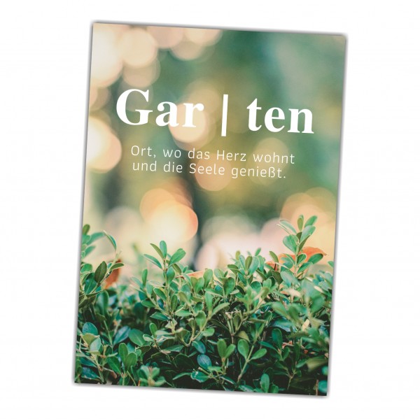 Garten Garten wo das Herz wohnt und die Seele genießt Sprüche Türschild Warnschild Schild happy Design by Siviwonder