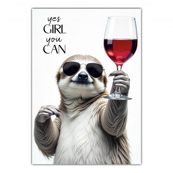 SchildYouCan_Faultier1