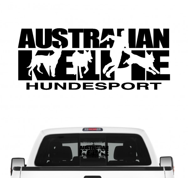 Australian Kelpie Hundesport Autoaufkleber Hund Folie Aufkleber Sheepdog Barb