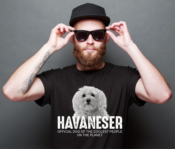 Havaneser Havanese Kuba Bichon Havana Bichon Habanero Dog cool Leute lustig Shirt T-Shirt Hundemotiv Siviwonder