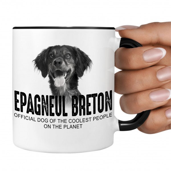 Epagneul Breton Brittany Spaniel Bretonischer Spaniel Dog Tasse Kaffeetasse Kaffeebecher happy Design by Siviwonder