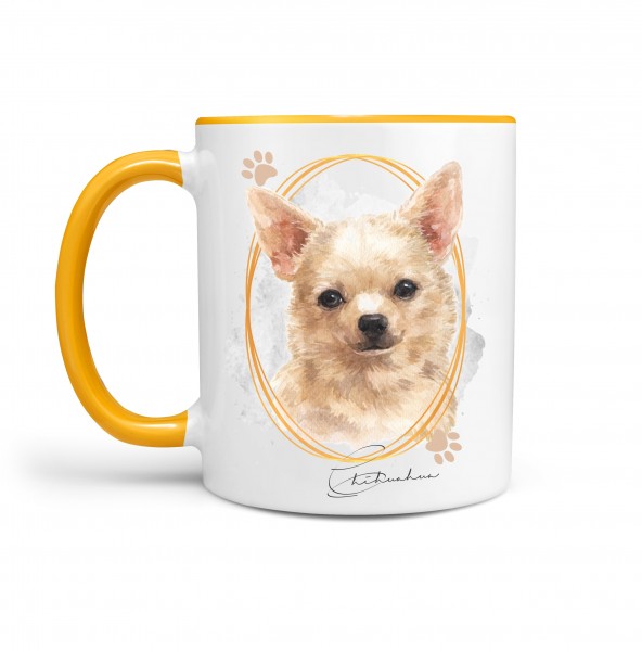 Chihuahua Kurzhaar Chi Tasse SIGNATURE DOGS Hund Motiv Hundemotiv Kaffee