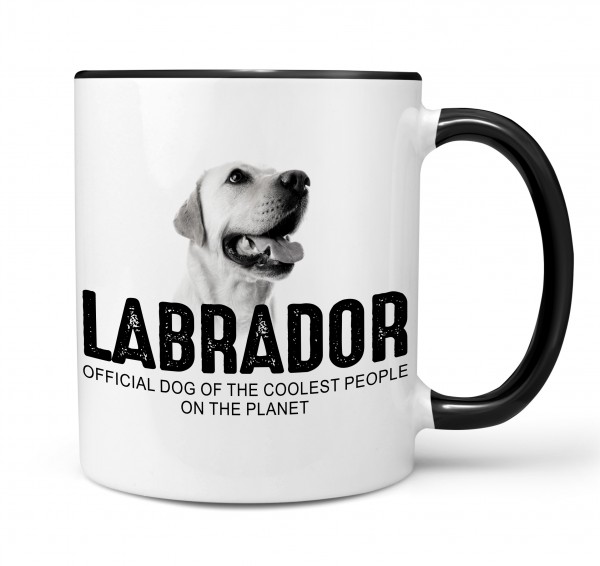 Labrador Labby Retriever Lab Labbie Dog Tasse Kaffeetasse Kaffeebecher happy Design by Siviwonder
